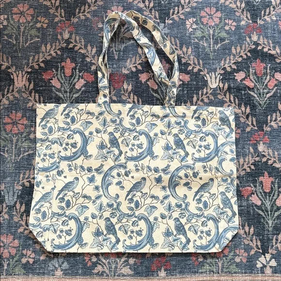 Sezane Canvas Toile Tote Bag - Picture 2 of 4